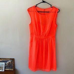 J.Crew orange dress Sz 10